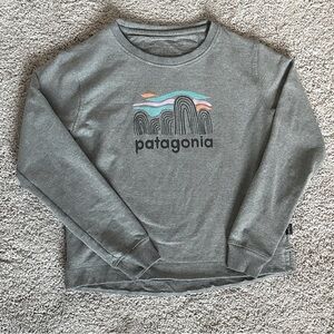 Patagonia Gray Graphic Sweatshirt